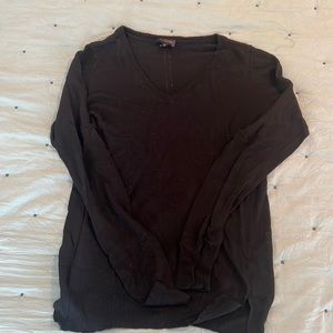 The Limited black wool blend light weight sweater